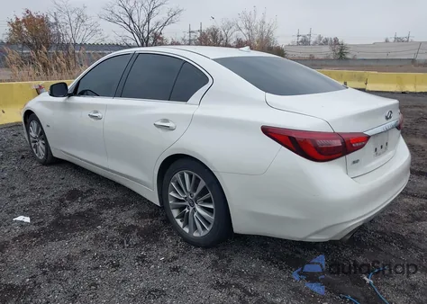 2018 Infiniti Q50 3.0T Luxe from USA, damaged, VIN JN1EV7AR5JM444923